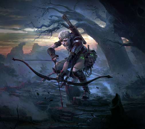 Path of Exile 2 Handy Horizontal Hintergrundbild