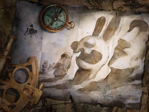 Raving Rabbids: Travel in Time Handy Horizontal Hintergrundbild