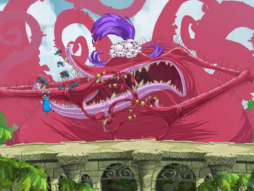 Rayman Origins Handy Horizontal Hintergrundbild