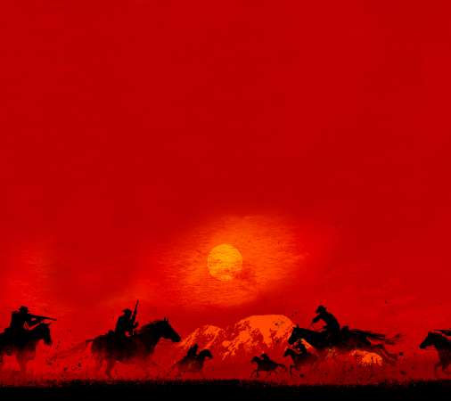 Red Dead Redemption 2 Handy Horizontal Hintergrundbild