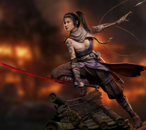 Sekiro: Shadows Die Twice fan art Handy Horizontal Hintergrundbild