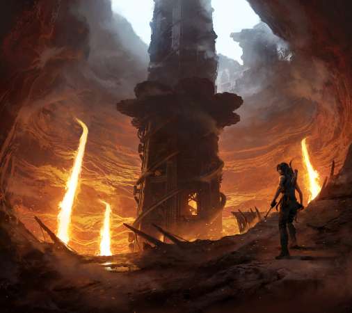 Shadow of the Tomb Raider: The Forge Handy Horizontal Hintergrundbild