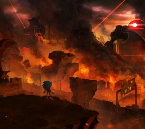 Sonic Forces Handy Horizontal Hintergrundbild