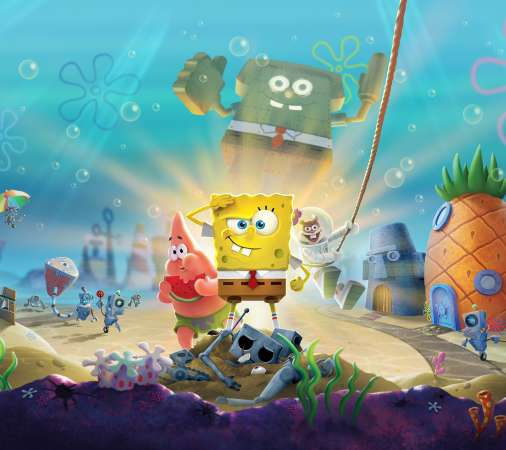 SpongeBob SquarePants: Battle for Bikini Bottom - Rehydrated Handy Horizontal Hintergrundbild