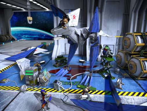 Star Fox Zero Handy Horizontal Hintergrundbild