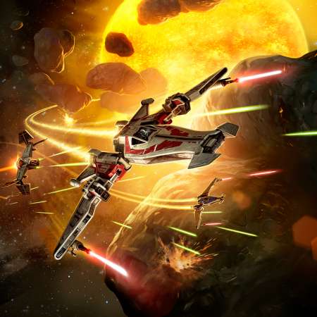 Star Wars: The Old Republic - Galactic Starfighter Handy Horizontal Hintergrundbild