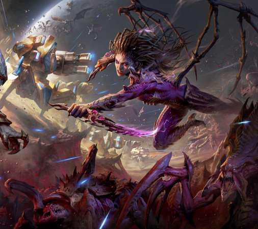 Starcraft Handy Horizontal Hintergrundbild