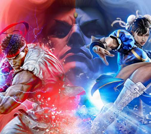 Street Fighter 5 Handy Horizontal Hintergrundbild