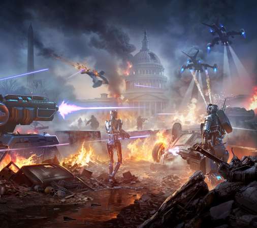 Terminator: Dark Fate - Defiance: We are Legion Handy Horizontal Hintergrundbild