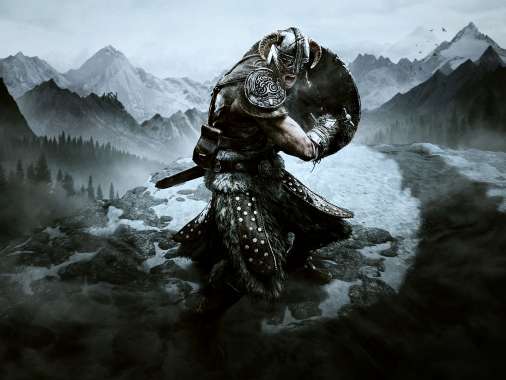 The Elder Scrolls 5: Skyrim Handy Horizontal Hintergrundbild