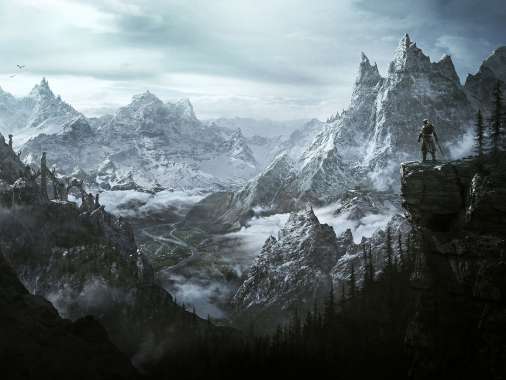 The Elder Scrolls 5: Skyrim Handy Horizontal Hintergrundbild