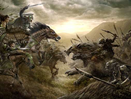 The Lord of the Rings Online: Riders of Rohan Handy Horizontal Hintergrundbild