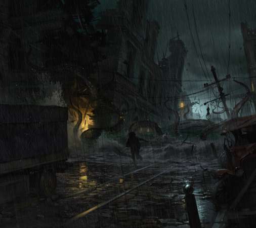 The Sinking City Handy Horizontal Hintergrundbild