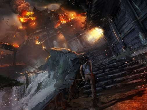 Tomb Raider Handy Horizontal Hintergrundbild