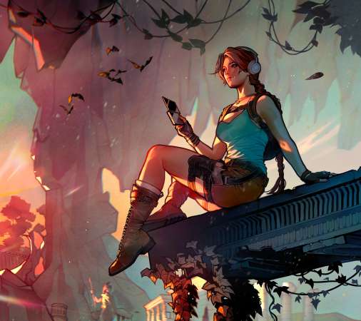Tomb Raider 30th Anniversary Handy Horizontal Hintergrundbild