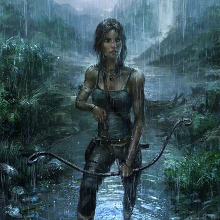 Tomb Raider fan art Handy Horizontal Hintergrundbild