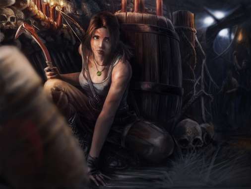 Tomb Raider fan art Handy Horizontal Hintergrundbild