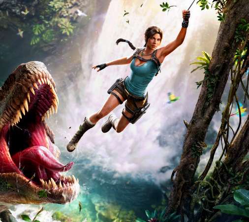 Tomb Raider: Legacy of Atlantis Handy Horizontal Hintergrundbild