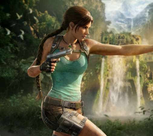 Tomb Raider: Legacy of Atlantis Handy Horizontal Hintergrundbild