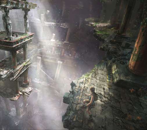 Tomb Raider: Legacy of Atlantis Handy Horizontal Hintergrundbild