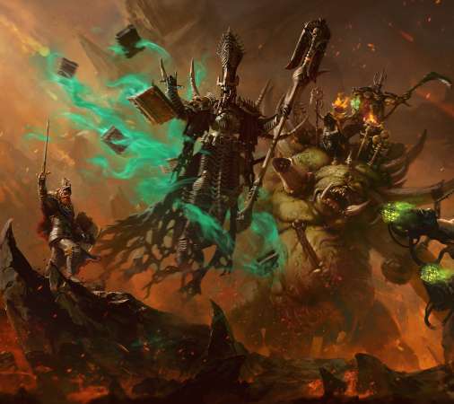 Total War: Warhammer 3 - Lords of the End Times Handy Horizontal Hintergrundbild