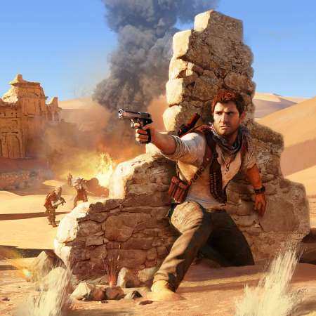 Uncharted 3: Drake's Deception Handy Horizontal Hintergrundbild