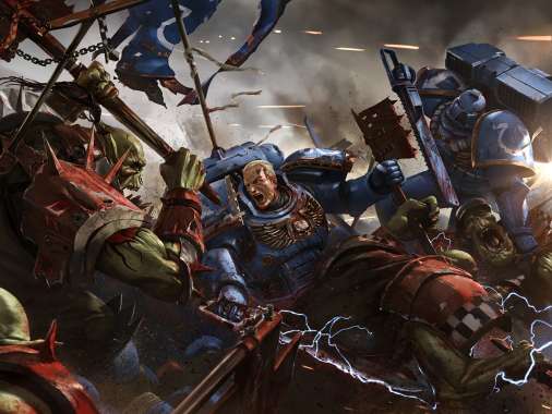 Warhammer 40,000 Handy Horizontal Hintergrundbild