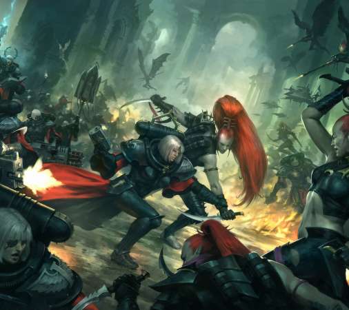 Warhammer 40,000 Handy Horizontal Hintergrundbild