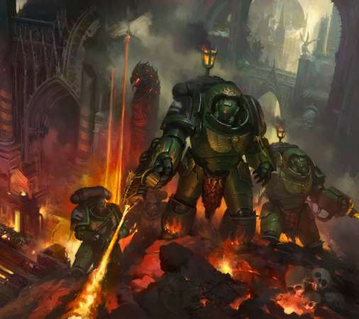 Warhammer 40,000 Handy Horizontal Hintergrundbild