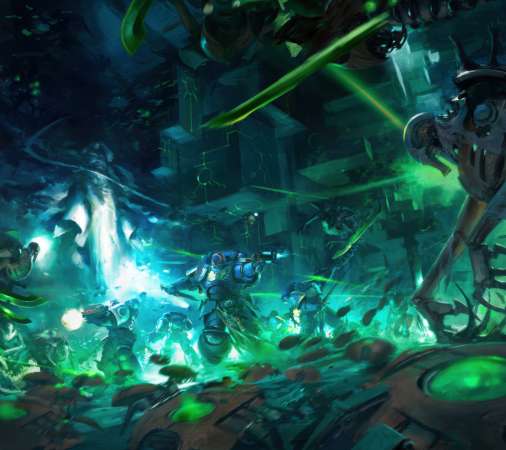 Warhammer 40,000 Handy Horizontal Hintergrundbild
