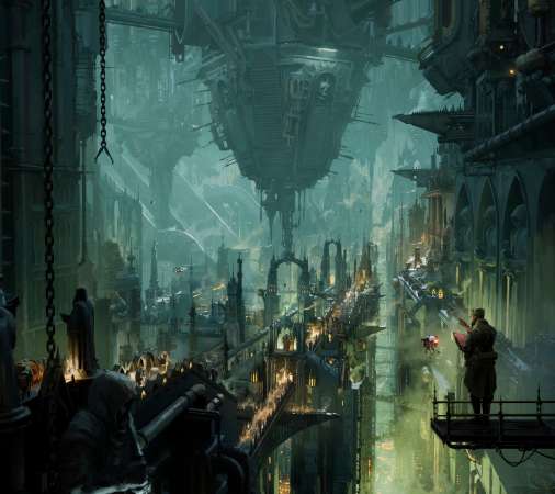 Warhammer 40,000 Handy Horizontal Hintergrundbild