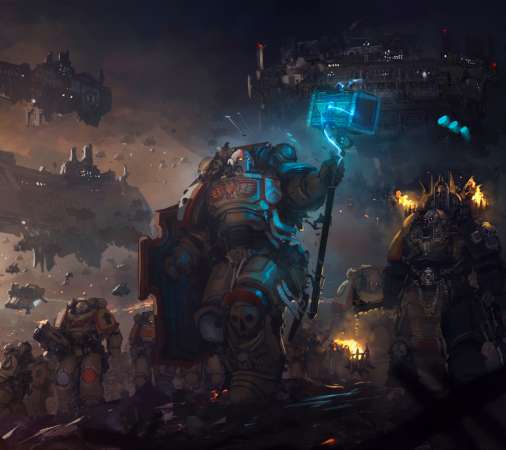 Warhammer 40,000 fan art Handy Horizontal Hintergrundbild