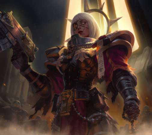 Warhammer 40,000 fan art Handy Horizontal Hintergrundbild