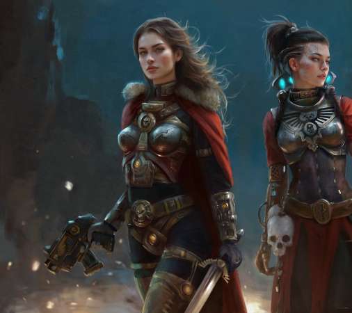 Warhammer 40,000 fan art Handy Horizontal Hintergrundbild