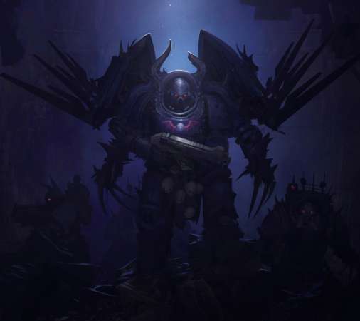 Warhammer 40,000 fan art Handy Horizontal Hintergrundbild