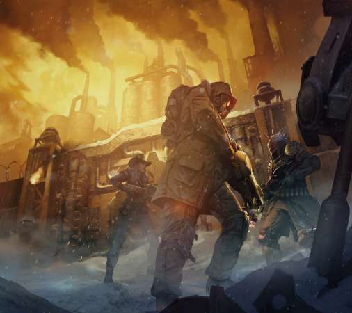 Wasteland 3 Handy Horizontal Hintergrundbild