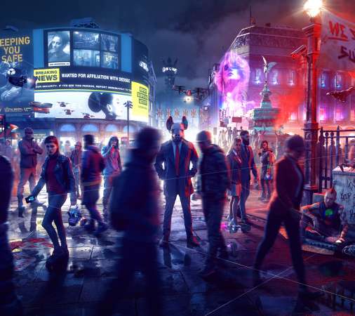 Watch Dogs: Legion Handy Horizontal Hintergrundbild