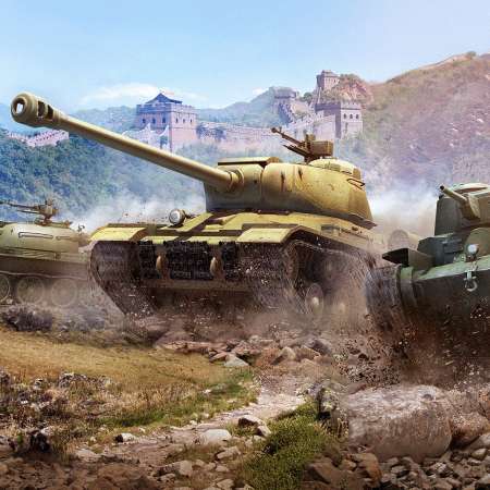 World of Tanks Handy Horizontal Hintergrundbild