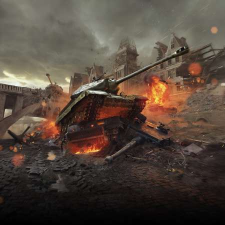 World of Tanks Handy Horizontal Hintergrundbild