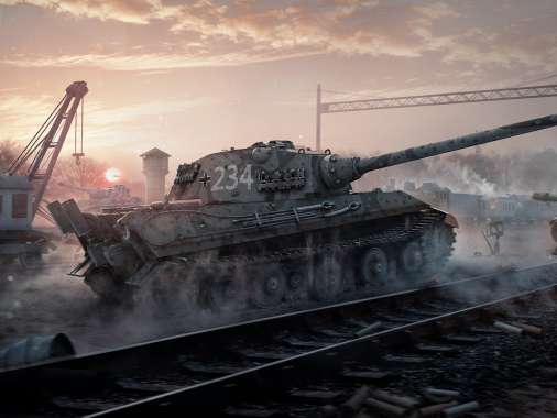 World of Tanks Handy Horizontal Hintergrundbild