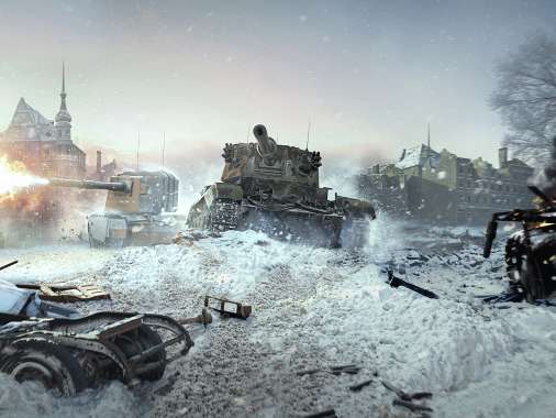 World of Tanks Handy Horizontal Hintergrundbild