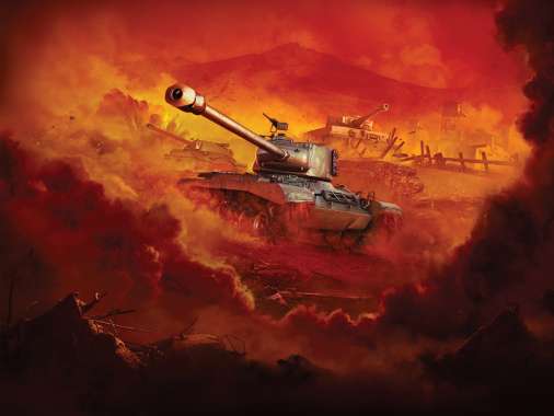 World of Tanks Handy Horizontal Hintergrundbild