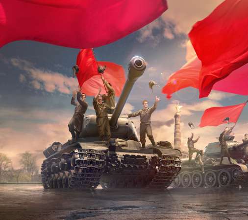 World of Tanks Handy Horizontal Hintergrundbild