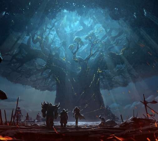 World of Warcraft: Battle for Azeroth Handy Horizontal Hintergrundbild