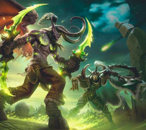 World of Warcraft: Burning Crusade Classic Handy Horizontal Hintergrundbild