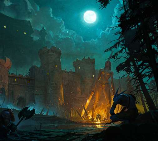 World of Warcraft fan art Handy Horizontal Hintergrundbild