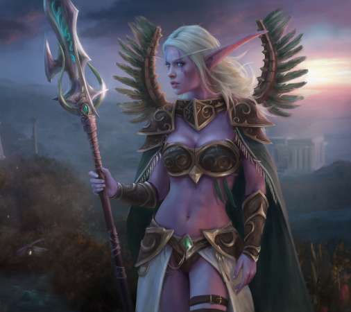 World of Warcraft fan art Handy Horizontal Hintergrundbild