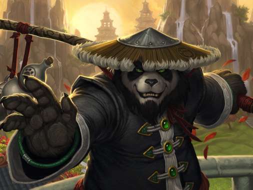 World of Warcraft: Mists of Pandaria Handy Horizontal Hintergrundbild