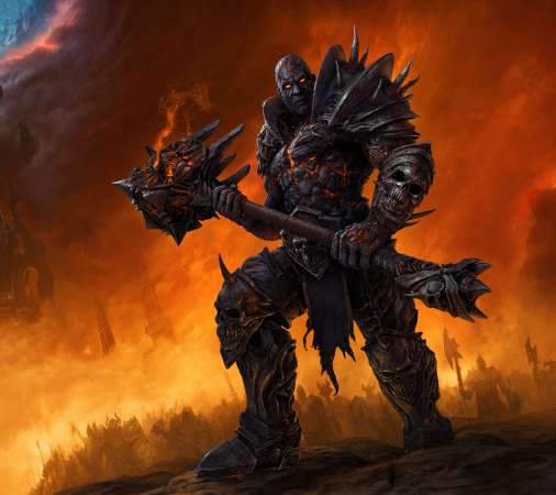 World of Warcraft: Shadowlands Handy Horizontal Hintergrundbild