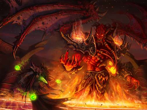 World of Warcraft: The Burning Crusade Handy Horizontal Hintergrundbild
